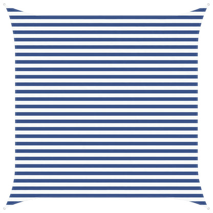 Vela da ombra solare Blu e Bianco 3,6 x 3,6 m | homemem39