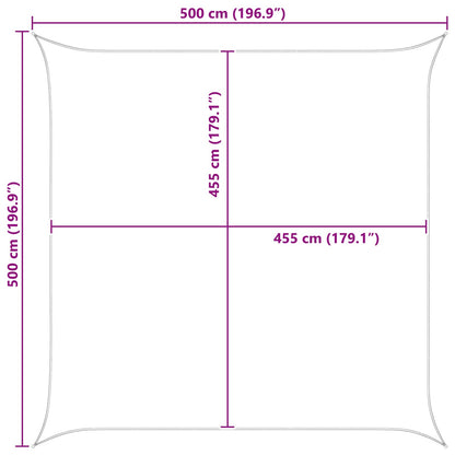 Vela da ombra solare Blu e Bianco 5 x 5 m | homemem39