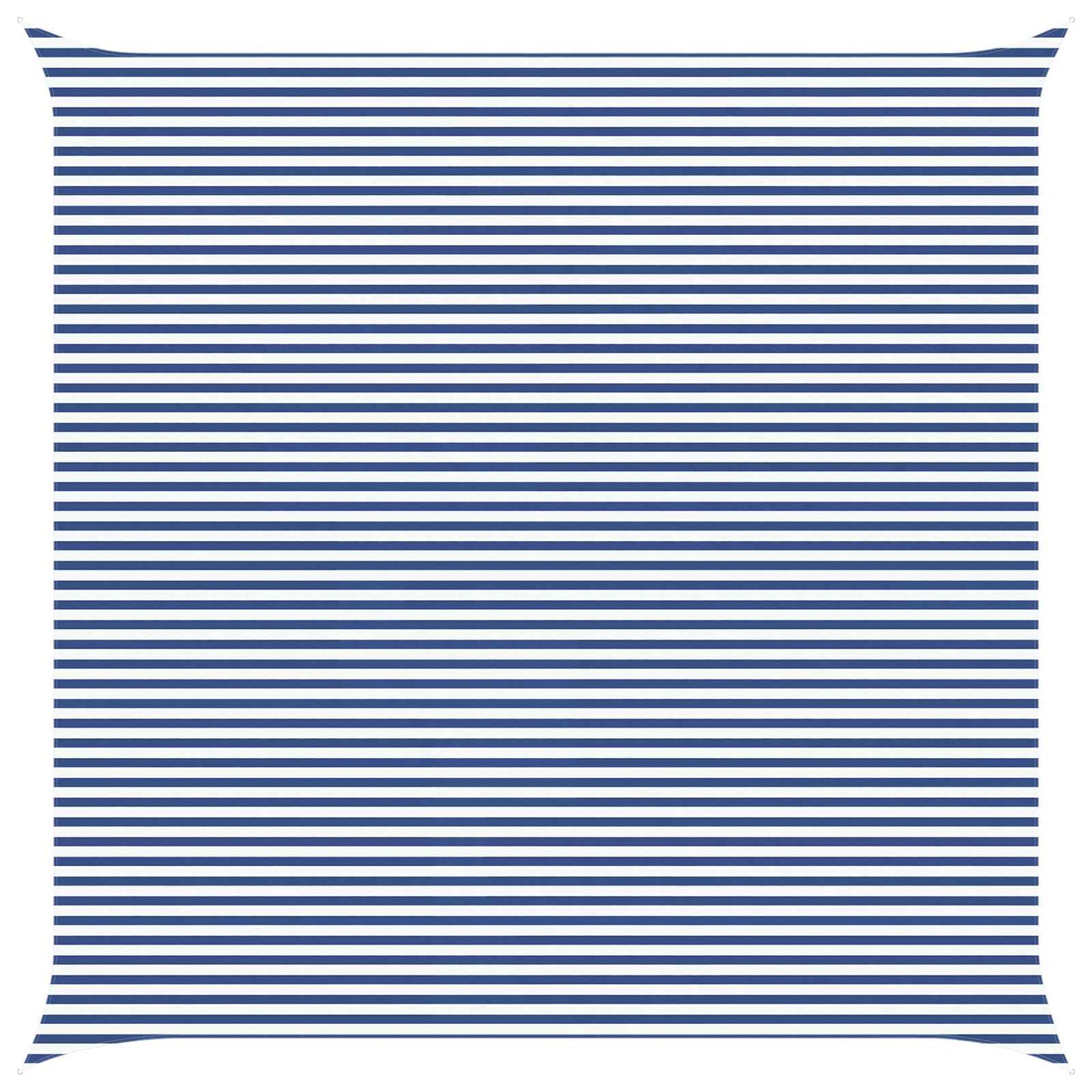 Vela da ombra solare Blu e Bianco 7 x 7 m