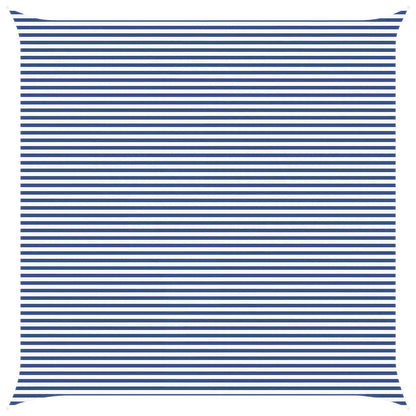 Vela da ombra solare Blu e Bianco 7 x 7 m