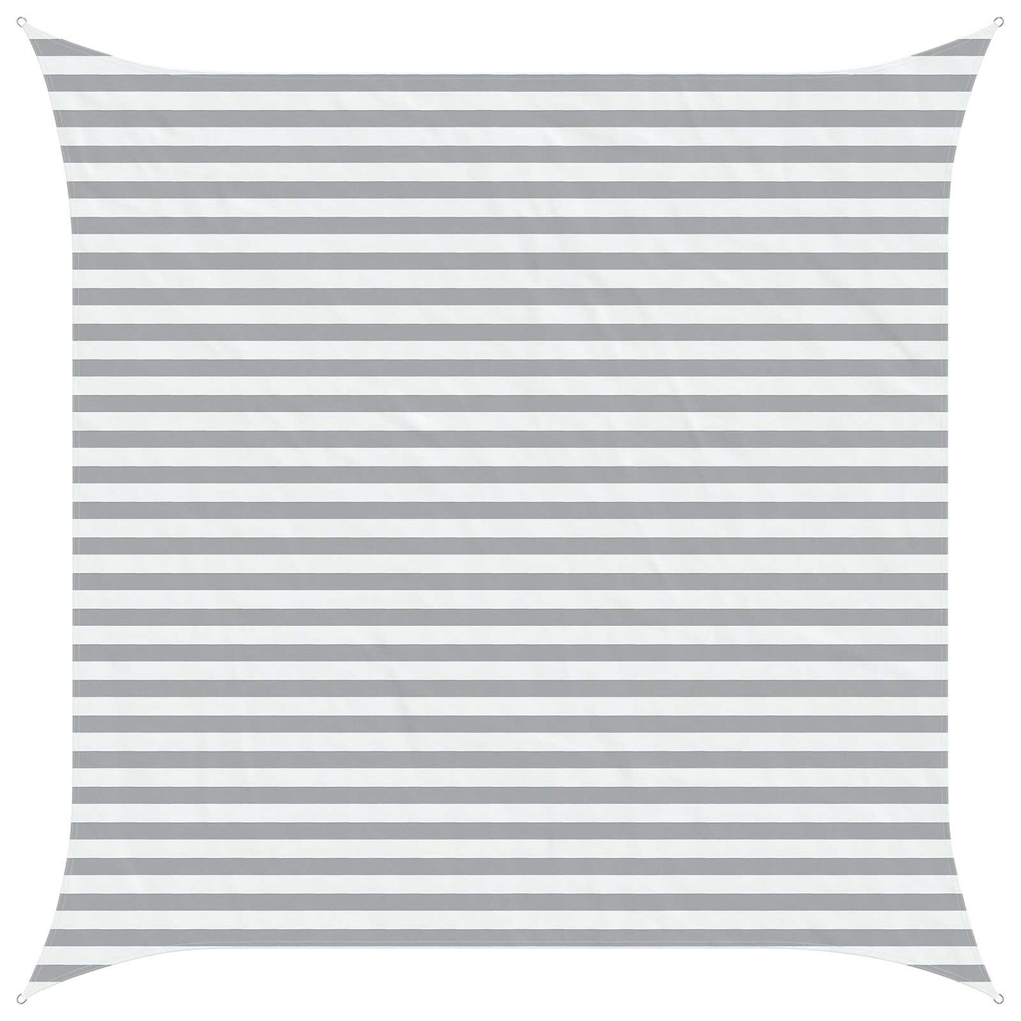Vela da ombra solare Grigio chiaro e bianco 3,6 x 3,6 m | homemem39