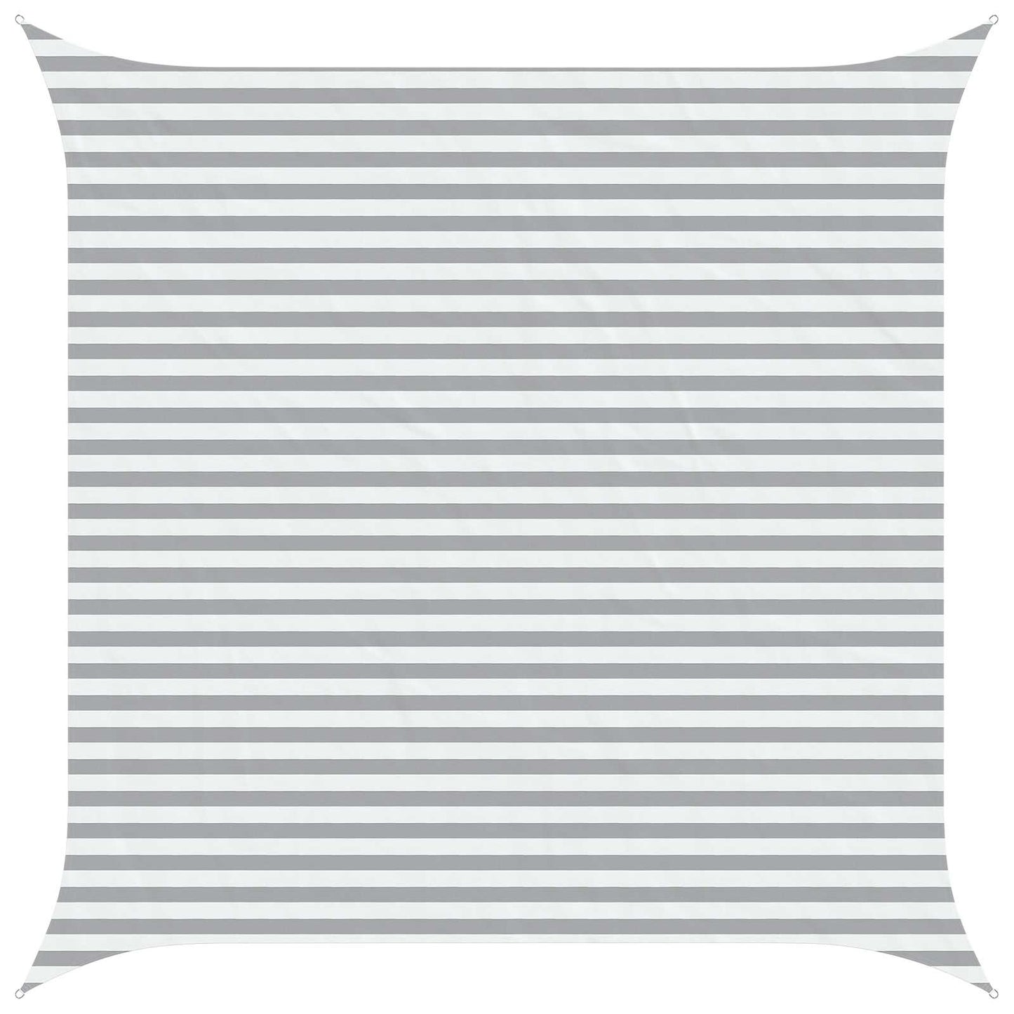 Vela da ombra solare Grigio chiaro e bianco 4 x 4 m | homemem39