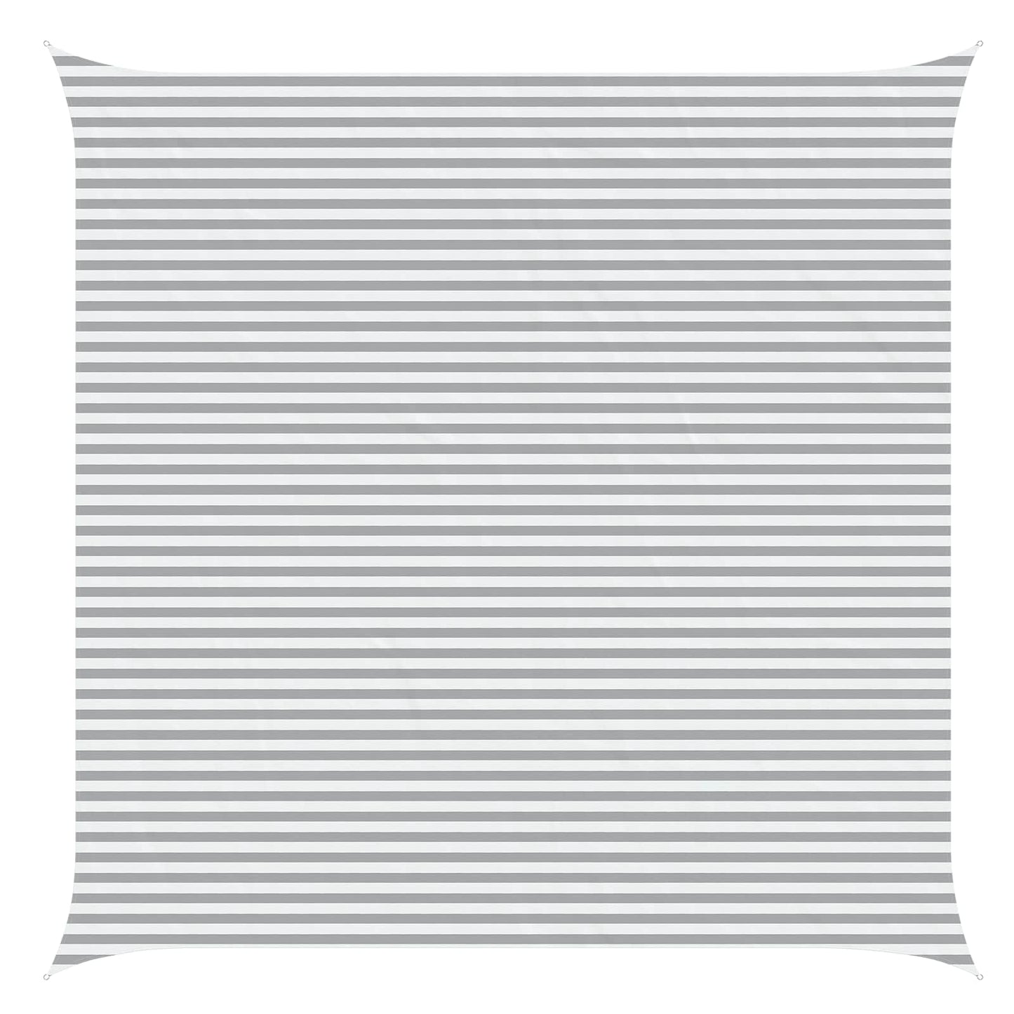 Vela da ombra solare Grigio chiaro e bianco 6 x 6 m | homemem39