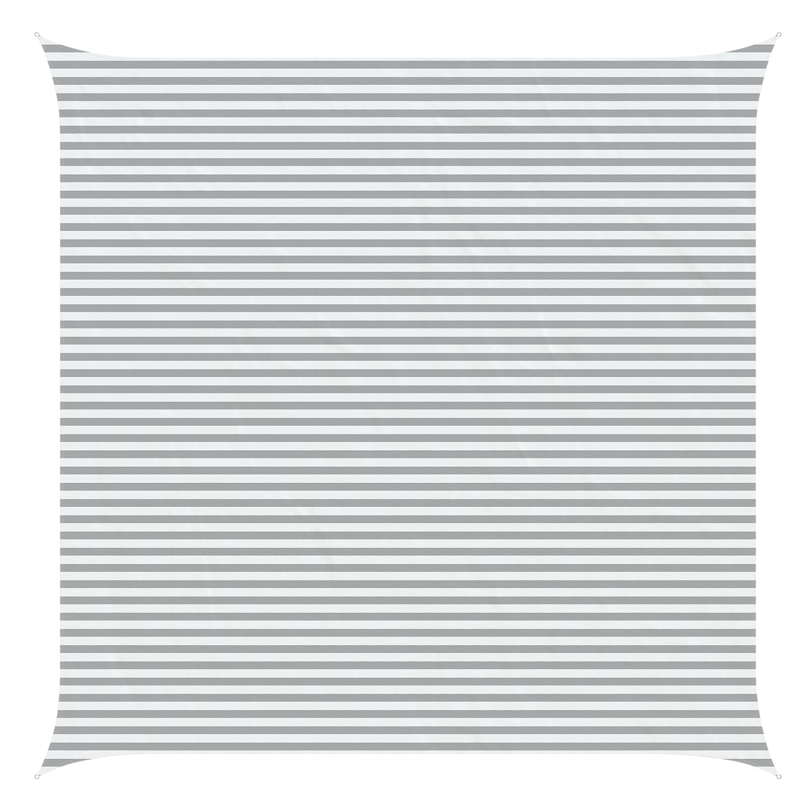 Vela da ombra solare Grigio chiaro e bianco 6 x 6 m | homemem39