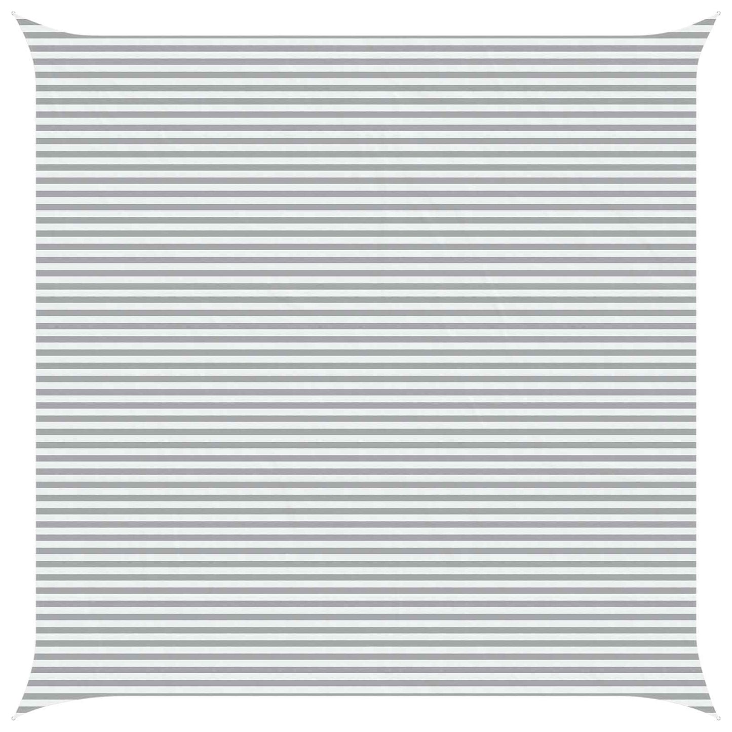 Vela da ombra solare Grigio chiaro e bianco 7 x 7 m | homemem39