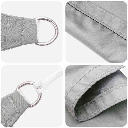 Vela da ombra solare Grigio Chiaro 6 x 2,5 m