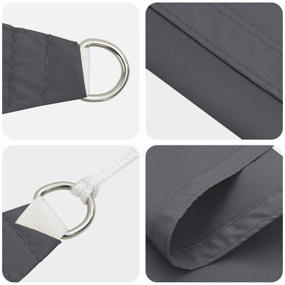 Vela da ombra solare 6 x 2 m Oxford rivestito in PU | homemem39