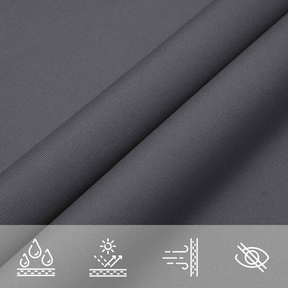 Vela da ombra solare Antracite 6 x 2,5 m 100% Poliestere Oxford | homemem39
