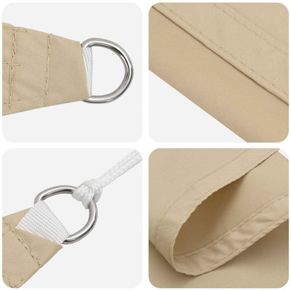Vela da ombra solare 6 x 2 m Oxford rivestito in PU | homemem39