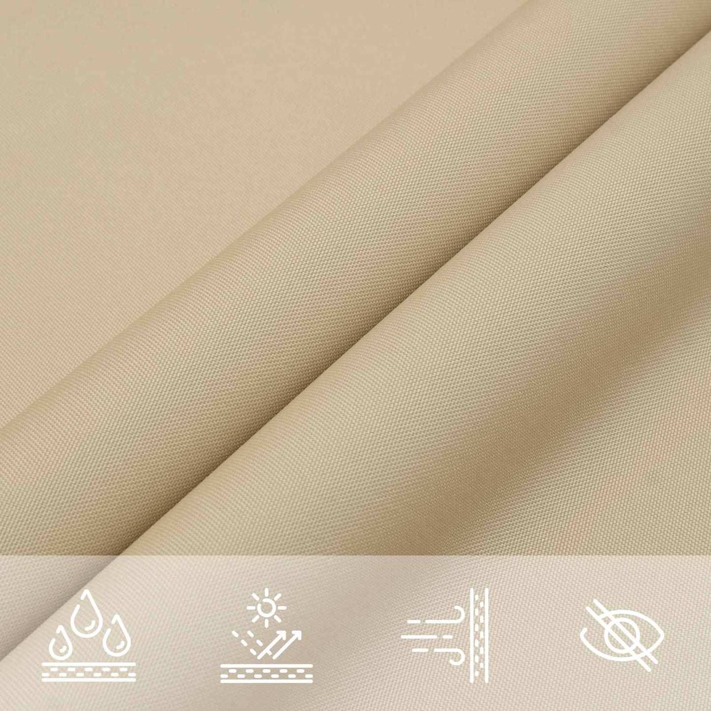 Vela da ombra solare 6 x 2 m Oxford rivestito in PU | homemem39