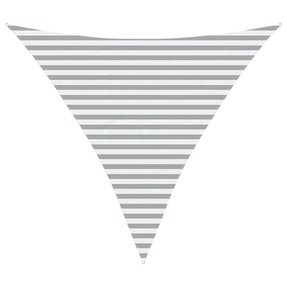 Vela da ombra solare Grigio chiaro e bianco 3,6 x 3,6 x 3,6 m | homemem39