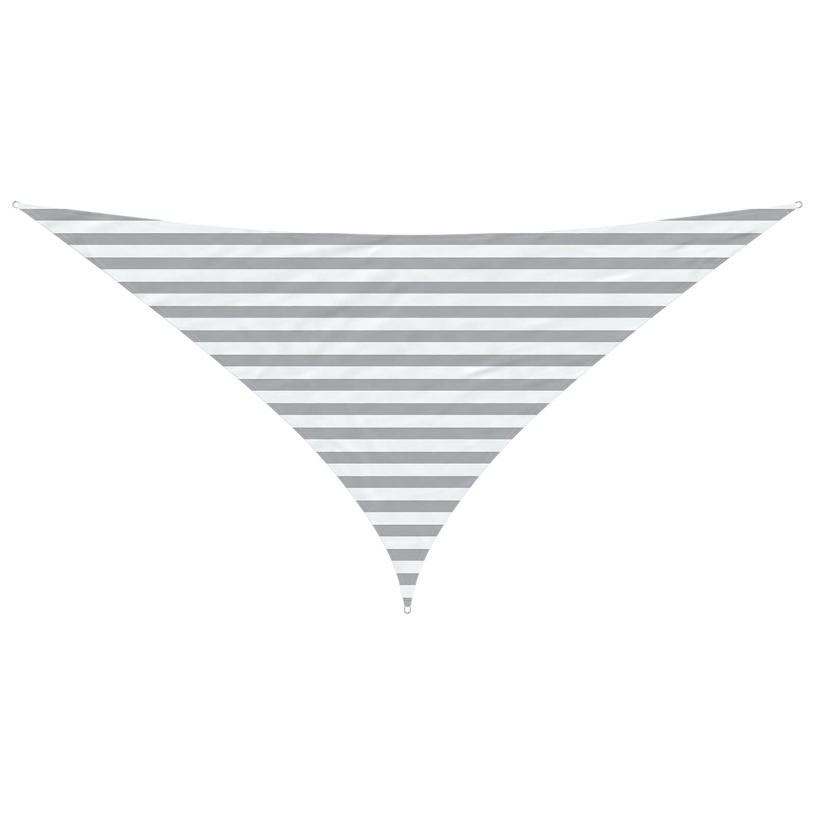 Vela da ombra solare Grigio chiaro e bianco 3 x 3 x 4,24 m | homemem39
