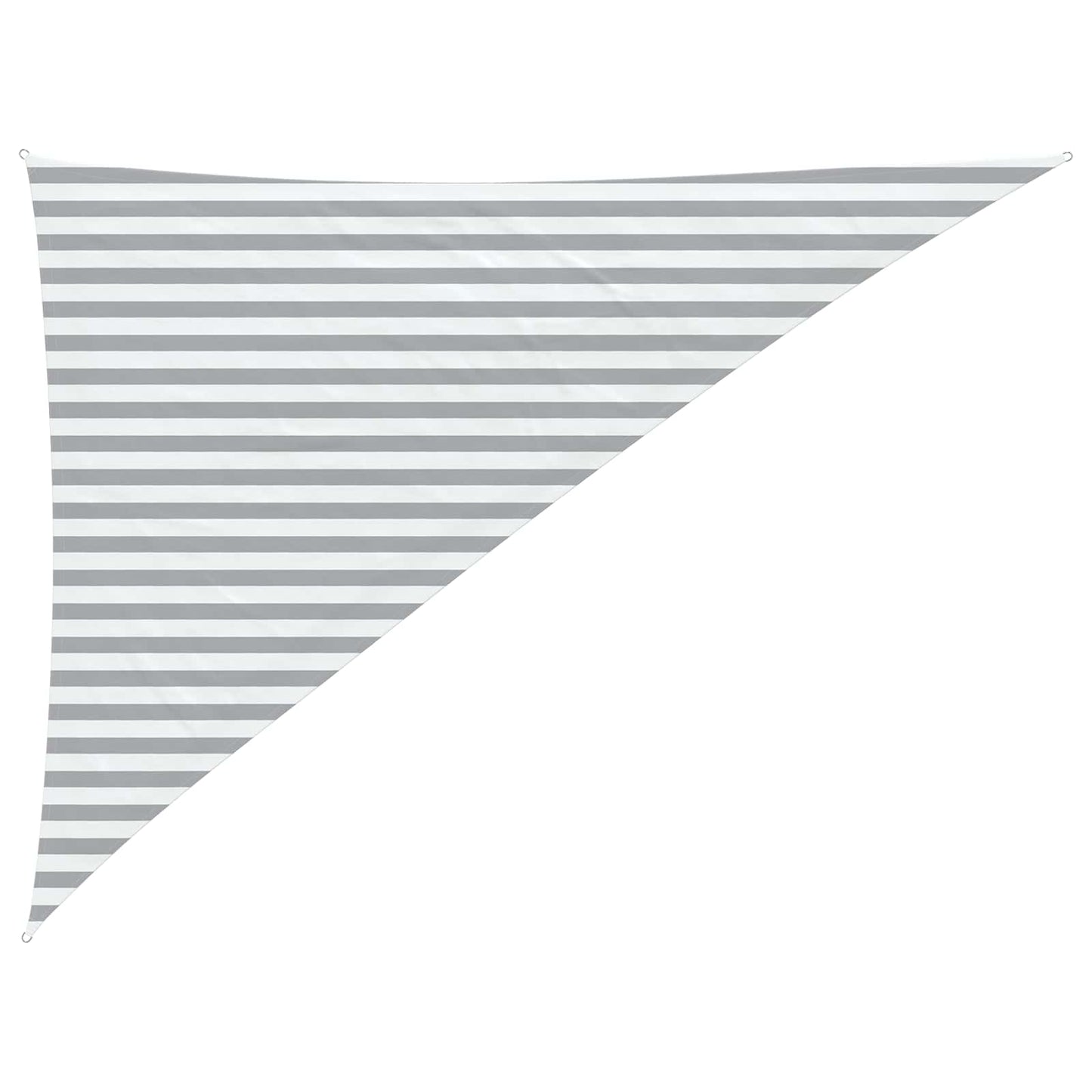 Vela da ombra solare Grigio chiaro e bianco 3 x 4 x 5 m | homemem39
