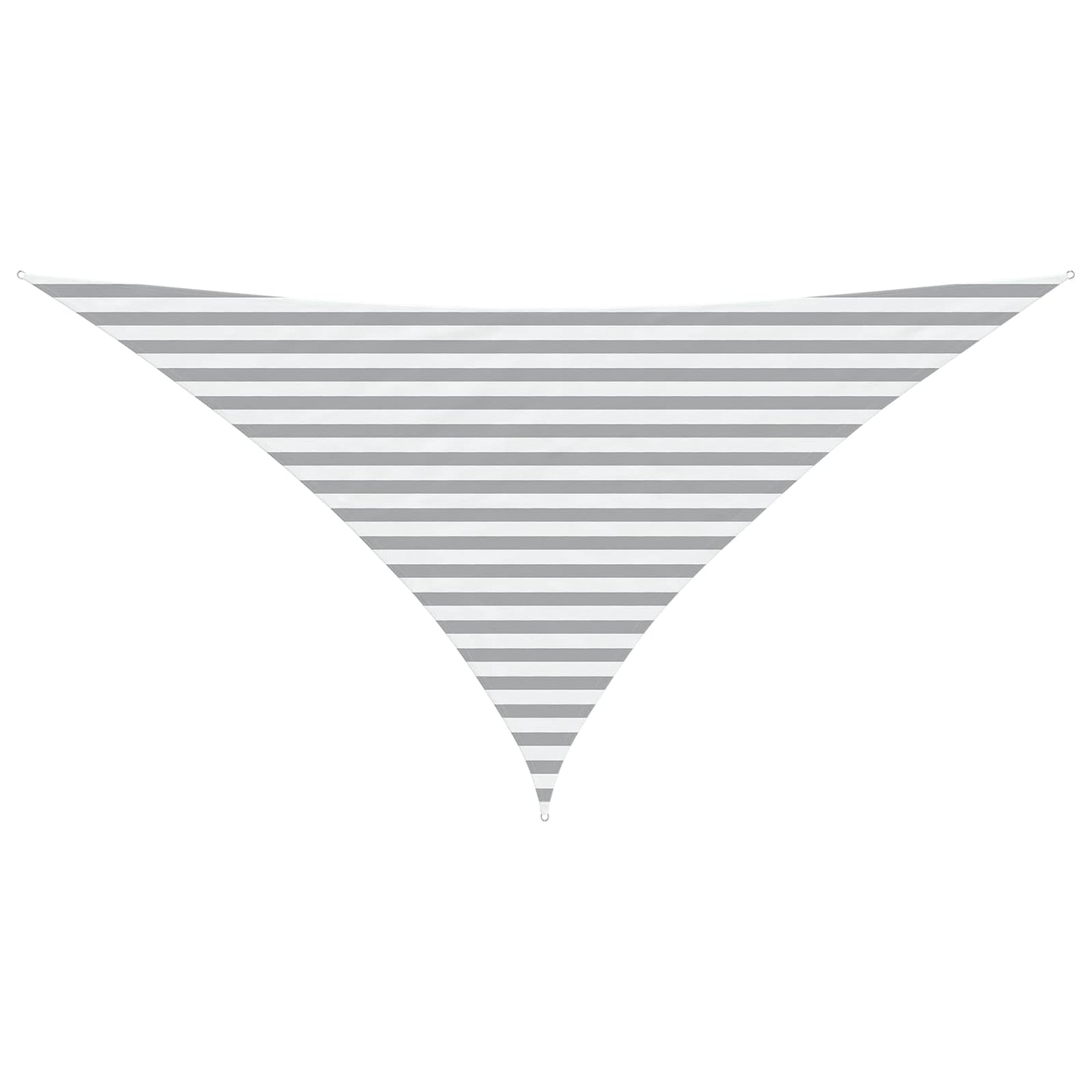 Vela da ombra solare Grigio chiaro e bianco 3,5 x 3,5 x 4,9 m | homemem39