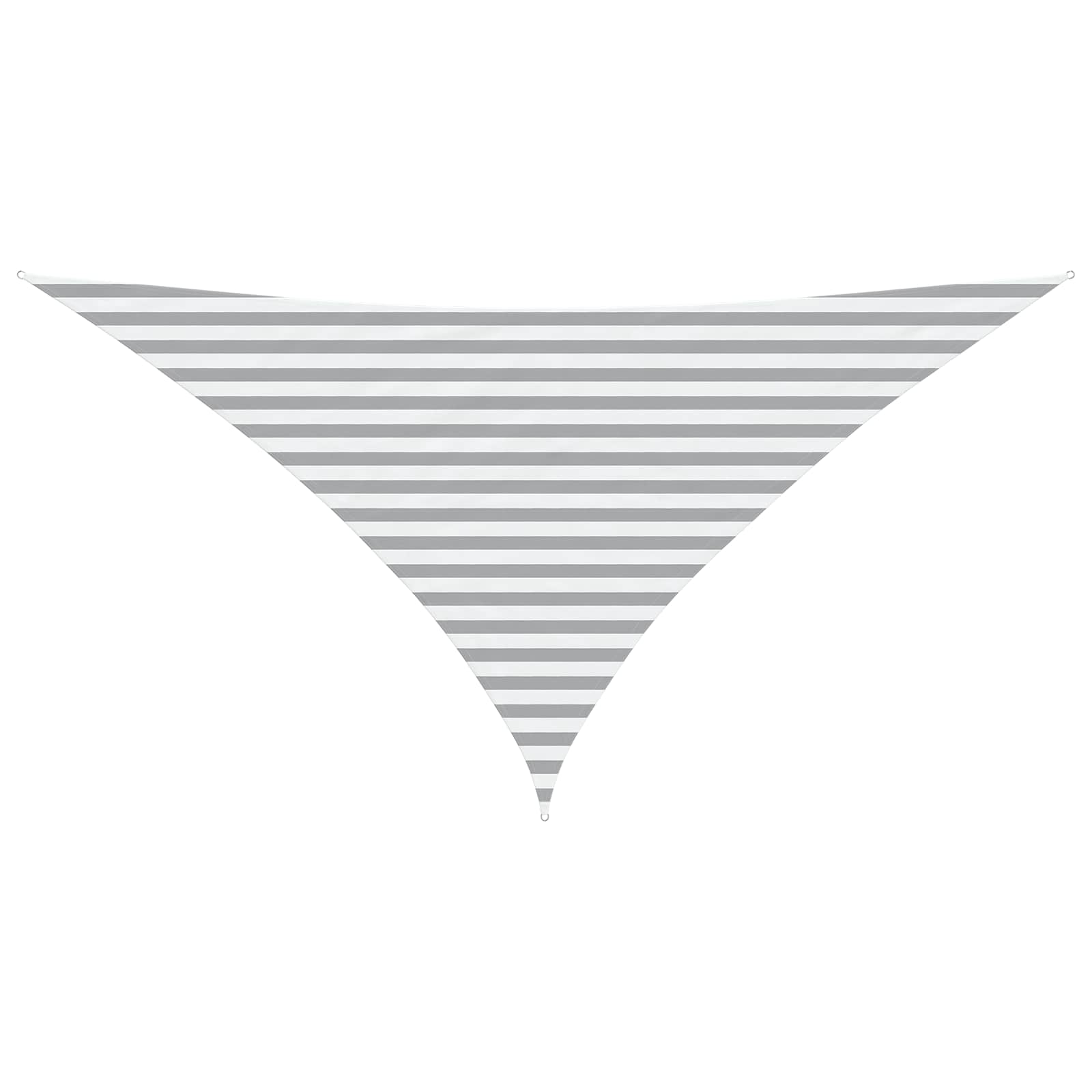Vela da ombra solare Grigio chiaro e bianco 3,5 x 3,5 x 4,9 m | homemem39