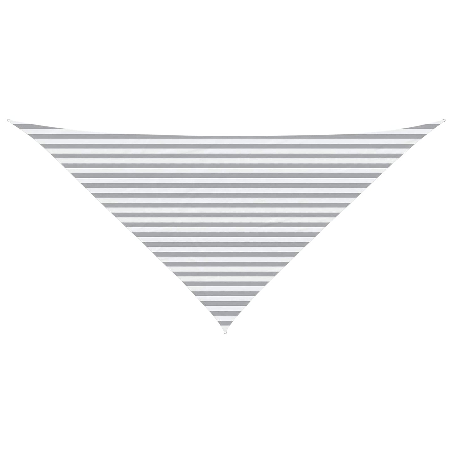 Vela da ombra solare Grigio chiaro e bianco 4 x 4 x 5,8 m | homemem39