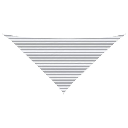 Vela da ombra solare Grigio chiaro e bianco 4 x 4 x 5,8 m | homemem39