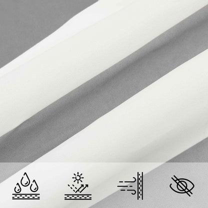 Vela da ombra solare Grigio chiaro e bianco 4,5 x 4,5 x 4,5 m | homemem39