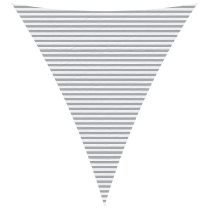 Vela da ombra solare Grigio chiaro e bianco 5 x 6 x 6 m | homemem39
