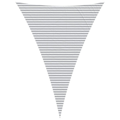 Vela da ombra solare Grigio chiaro e bianco 5 x 7 x 7 m | homemem39
