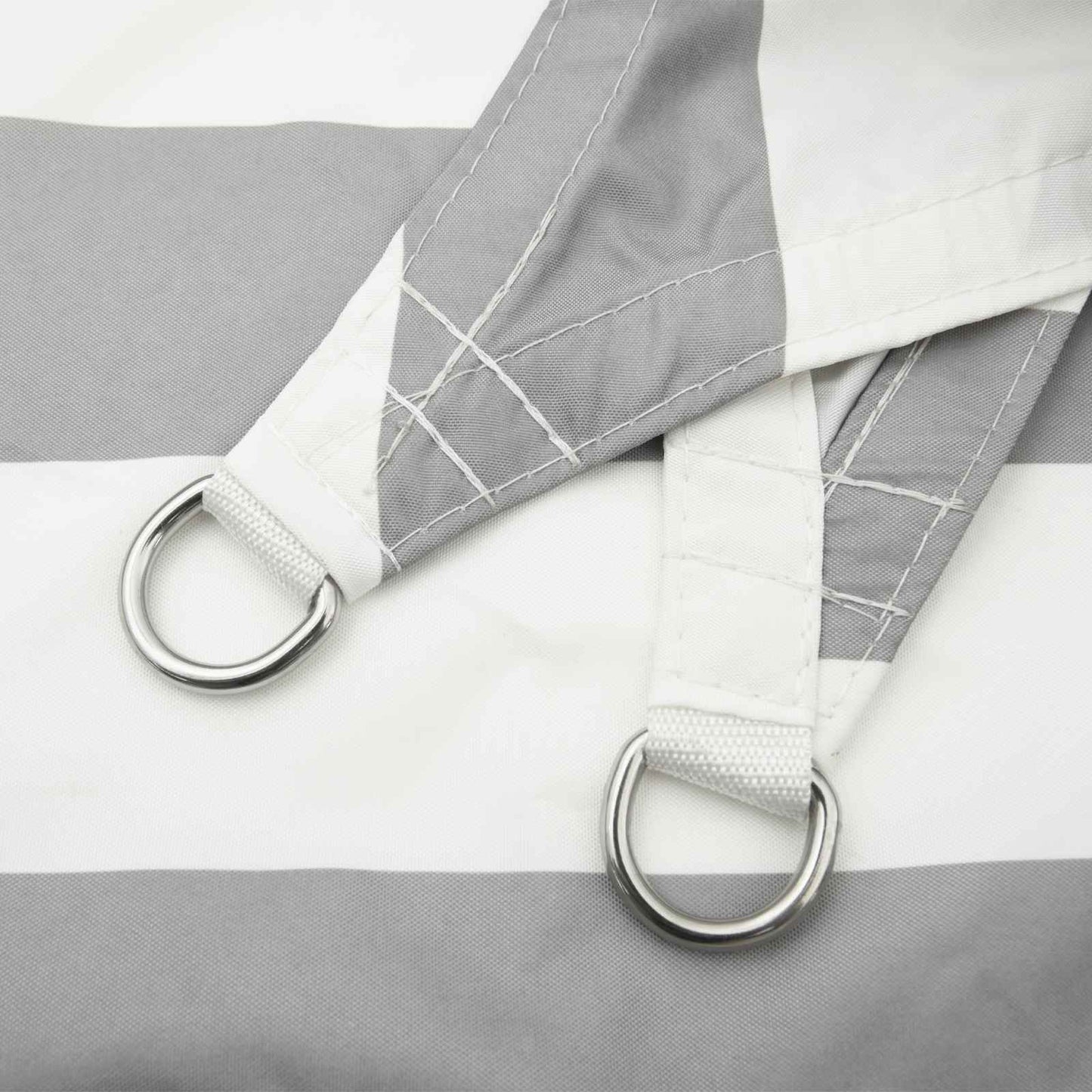 Vela da ombra solare Grigio chiaro e bianco 6 x 6 x 6 m | homemem39