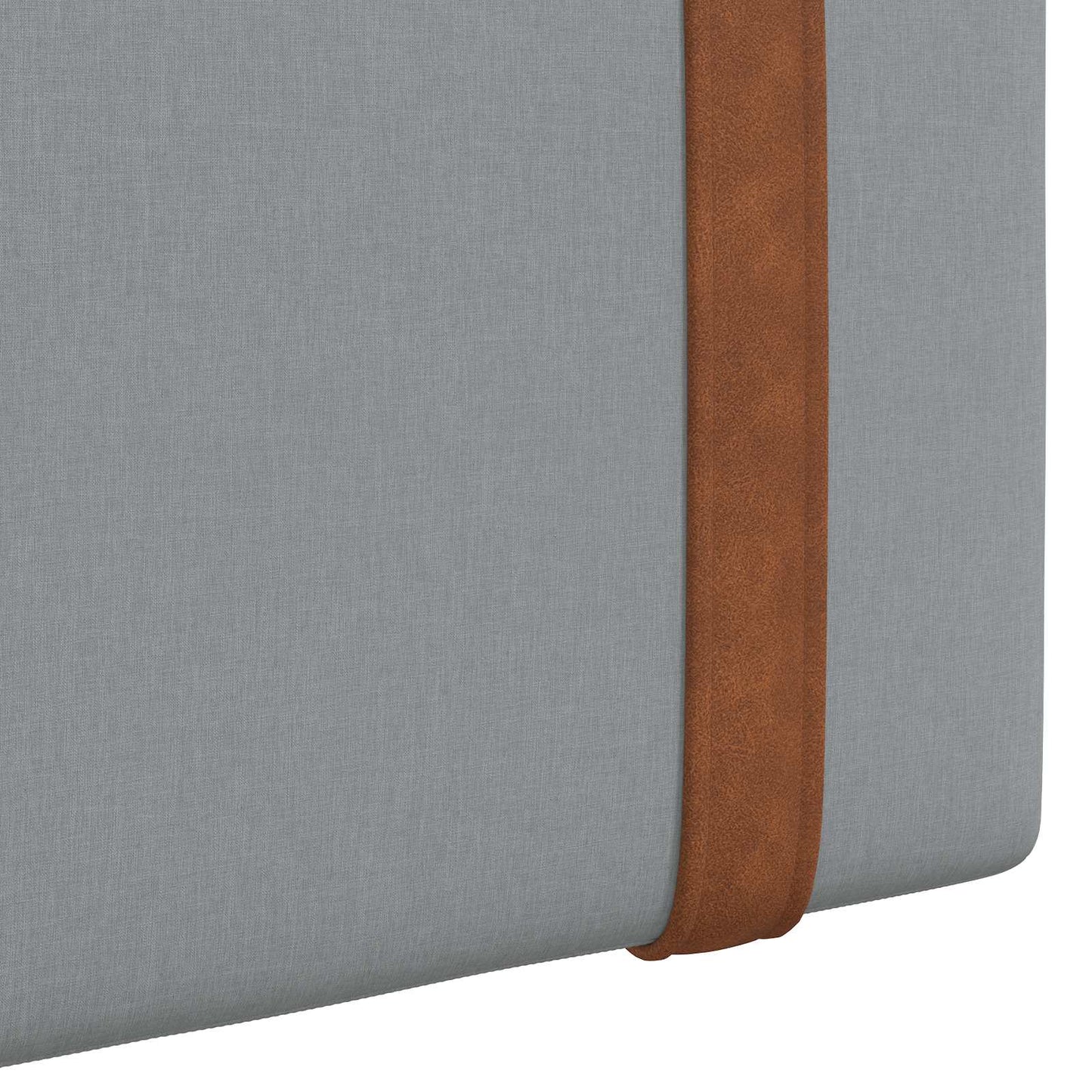 Testiera sospesa Grigio chiaro PU Antico | homemem39