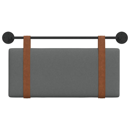 Testiera sospesa Grigio scuro PU Antico | homemem39