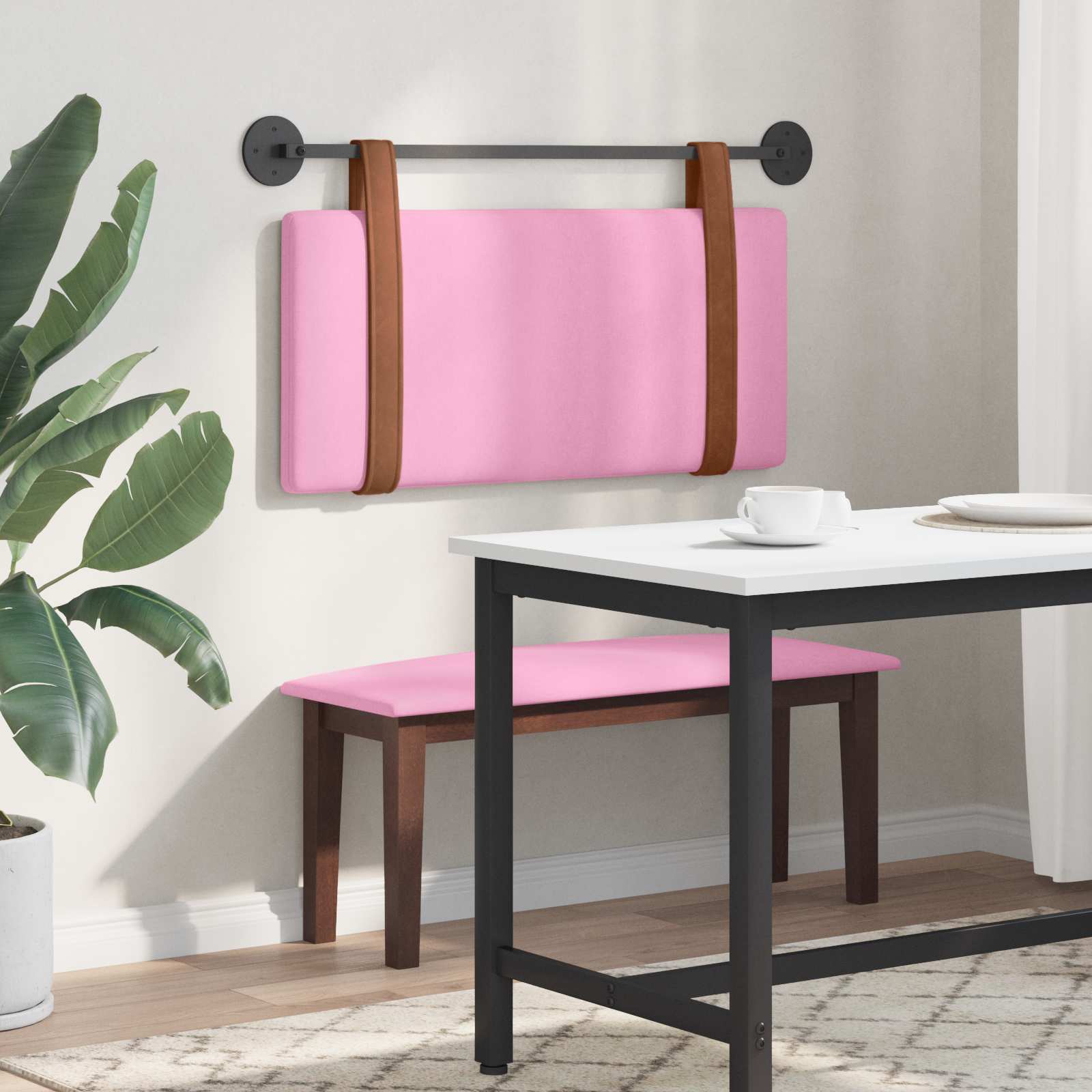 Testiera sospesa Rosa PU Antico | homemem39