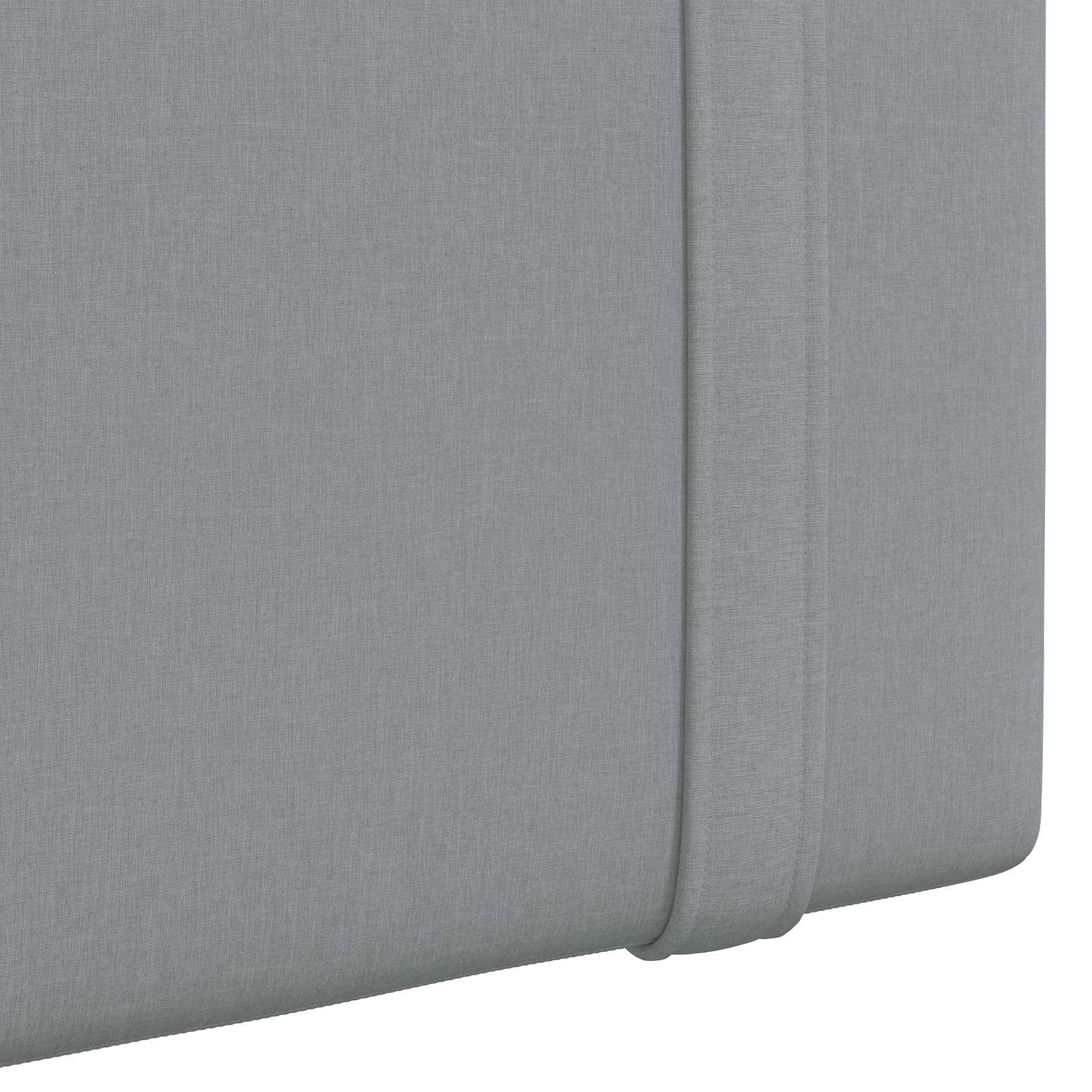 Testiera sospesa Grigio chiaro Tessuto | homemem39