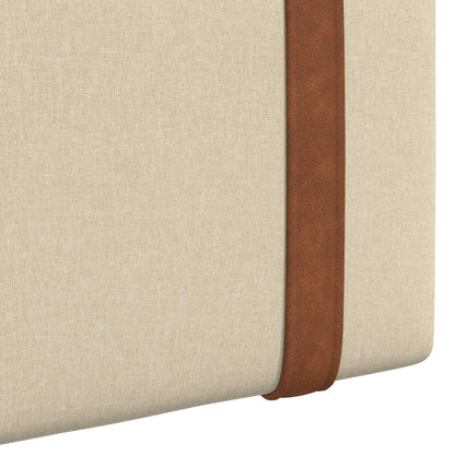 Testiera sospesa Crema PU Antico | homemem39