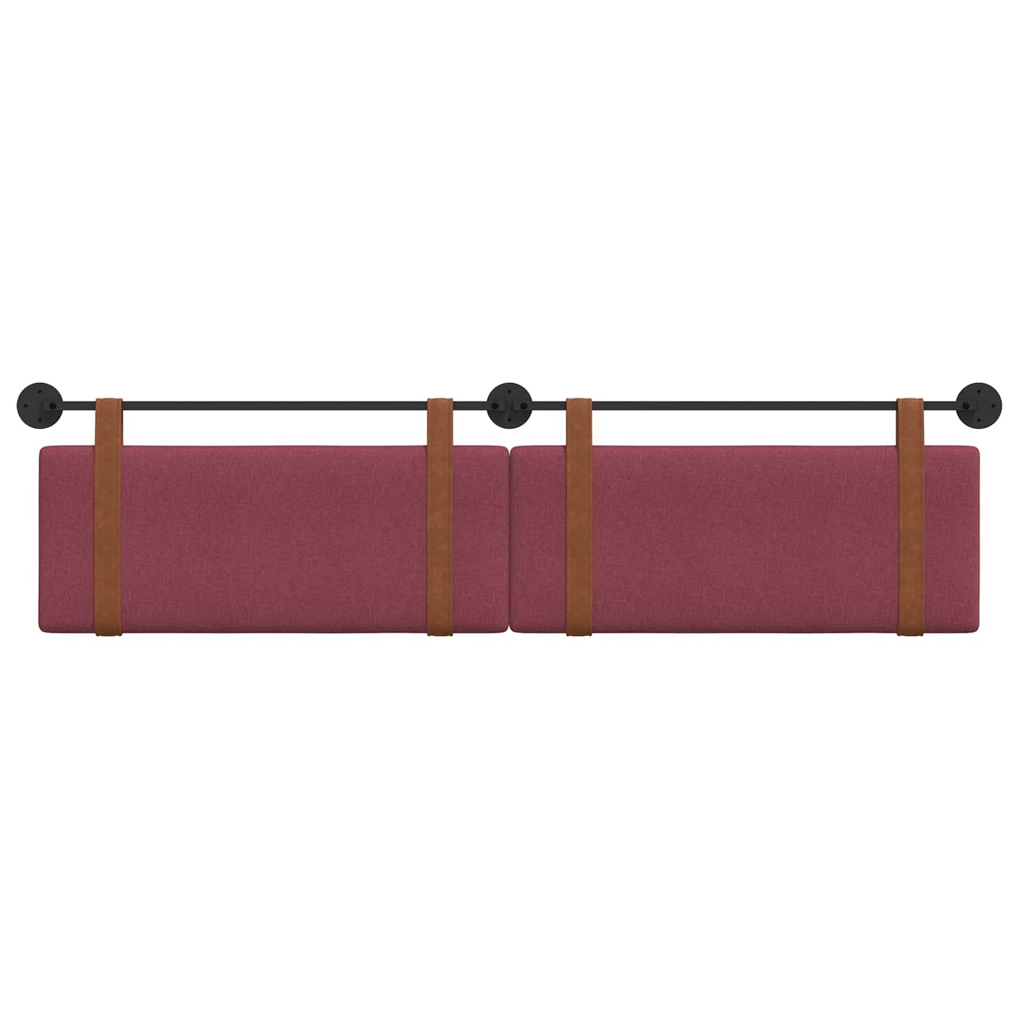 Testiera sospesa Rosso Vino PU Antico | homemem39