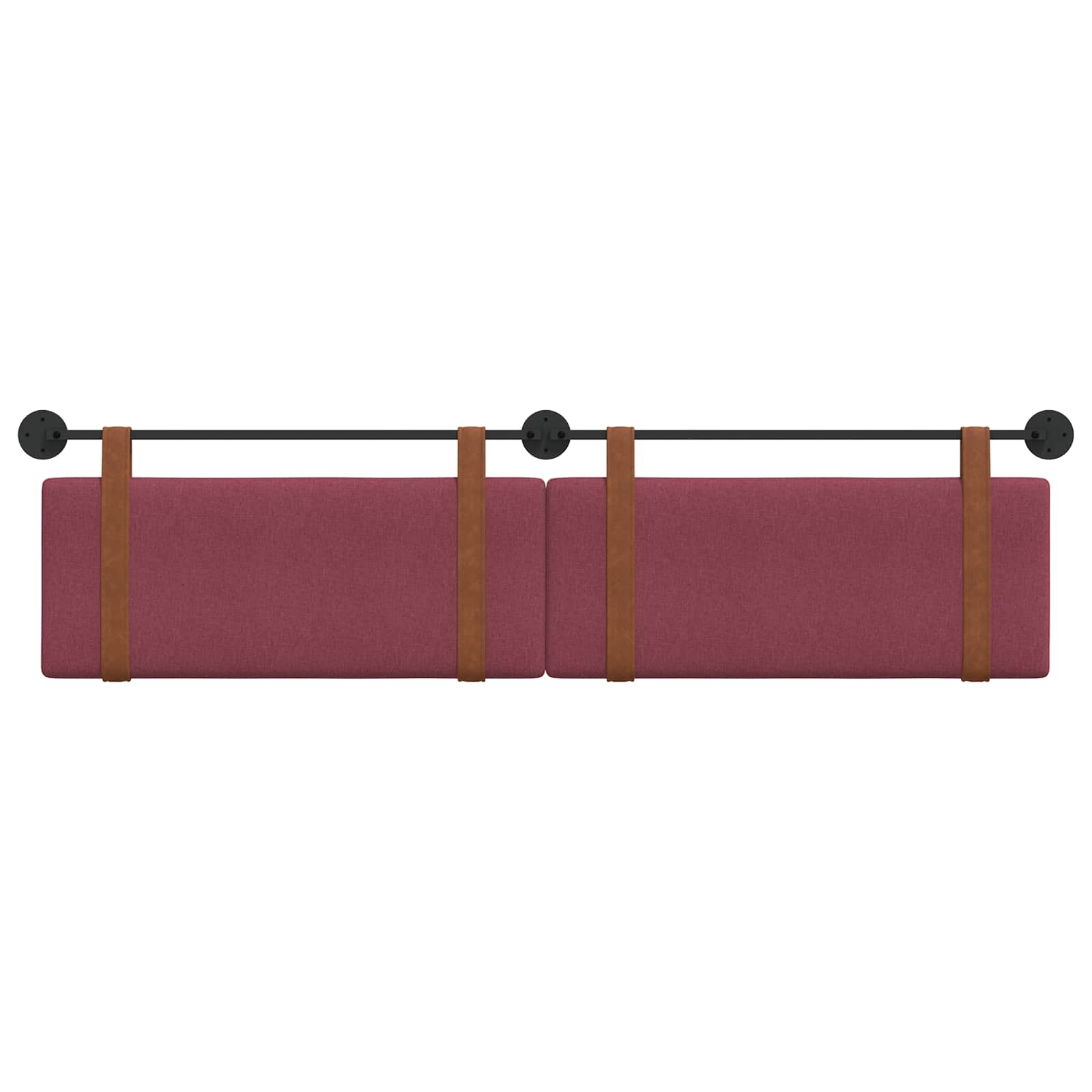 Testiera sospesa Rosso Vino PU Antico | homemem39