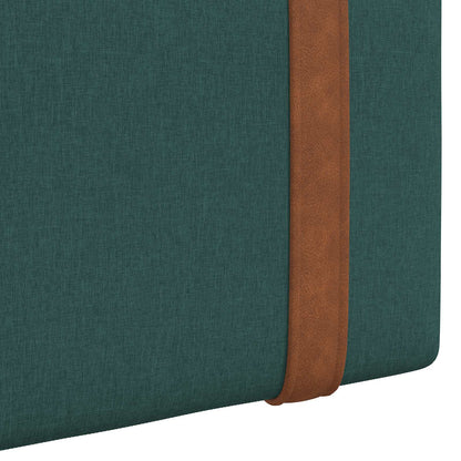 Testiera sospesa Verde Scuro PU Antico | homemem39