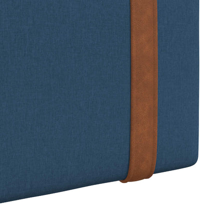 Testiera sospesa Blu PU Antico | homemem39