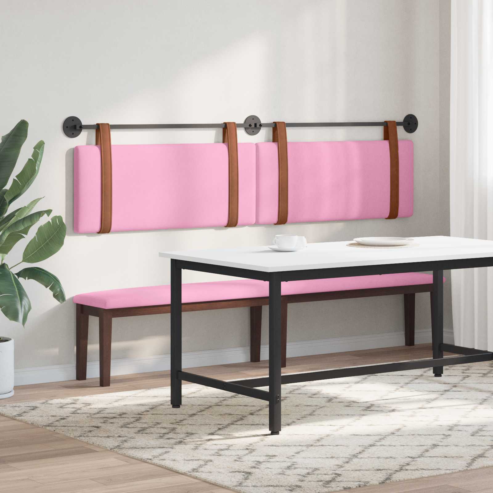 Testiera sospesa Rosa PU Antico | homemem39