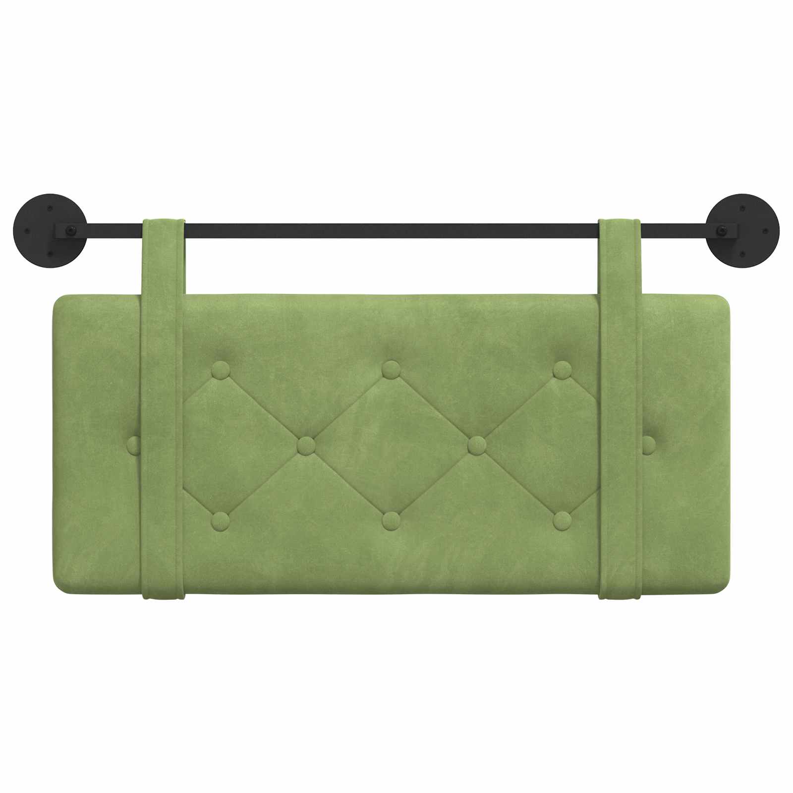 Testiera sospesa Verde chiaro Velluto | homemem39