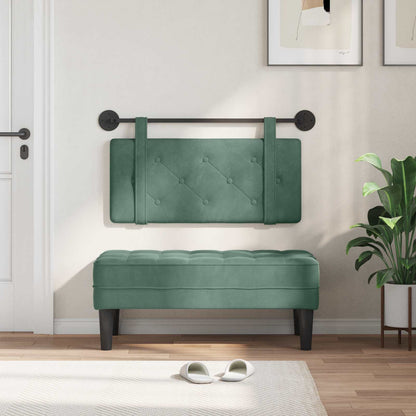 Testiera sospesa Verde Mare Velluto | homemem39