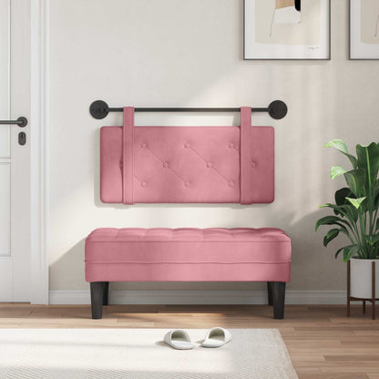 Testiera sospesa Rosa Velluto