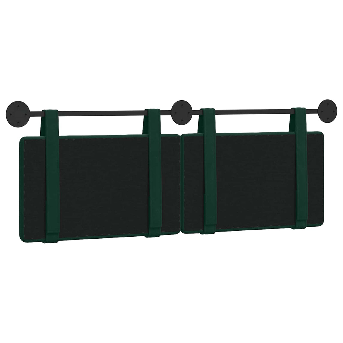 Testiera sospesa Verde Scuro Velluto | homemem39