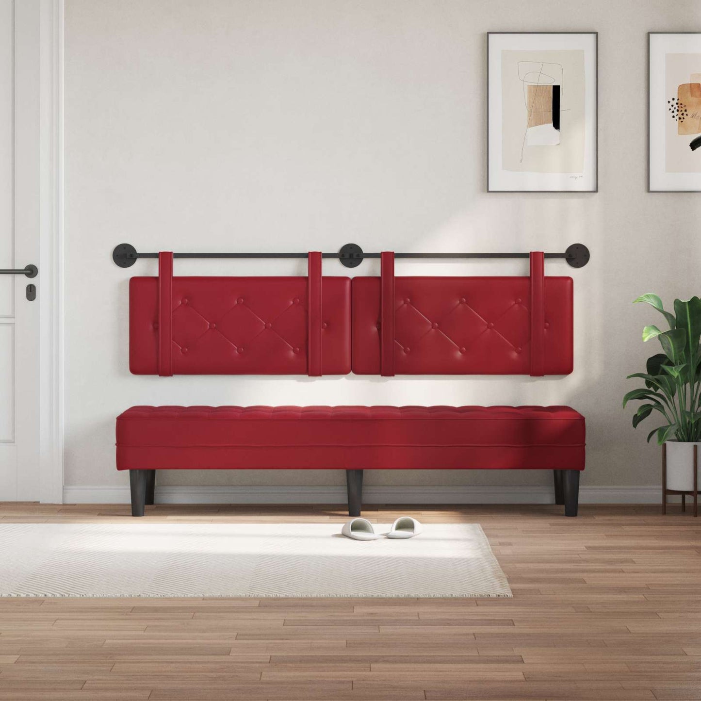 Testiera sospesa Rosso Vino Similpelle