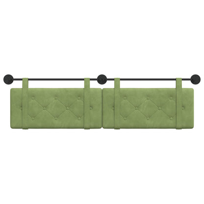 Testiera sospesa Verde chiaro Velluto | homemem39
