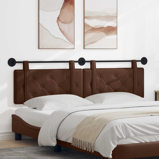 Testiera sospesa Marrone Similpelle | homemem39