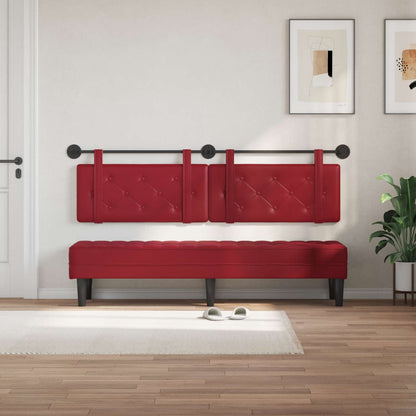 Testiera sospesa Rosso Vino Similpelle | homemem39