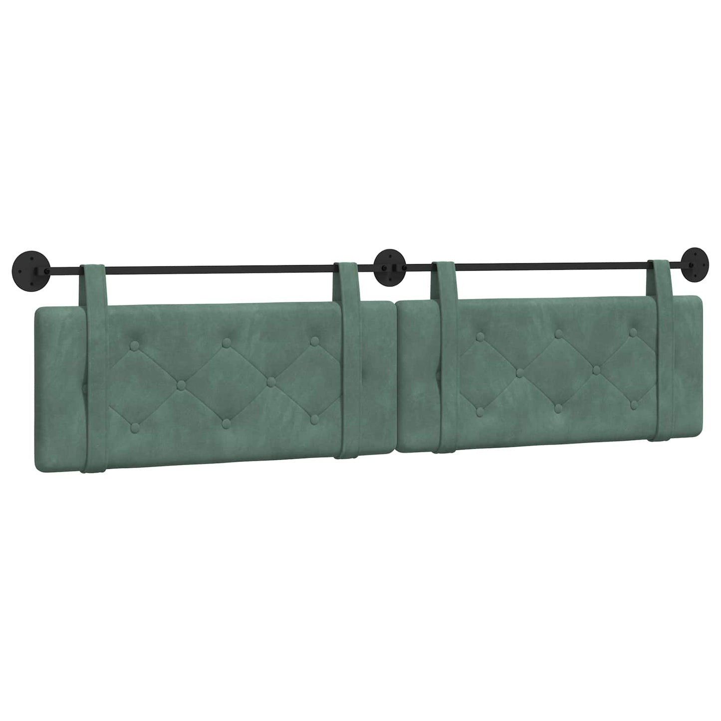 Testiera sospesa Verde Mare Velluto | homemem39