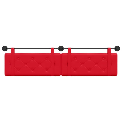 Testiera sospesa Rosso Similpelle | homemem39