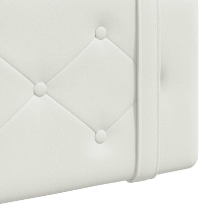 Testiera sospesa Bianco Similpelle | homemem39