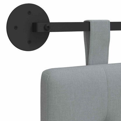 Testiera sospesa Grigio chiaro Tessuto | homemem39
