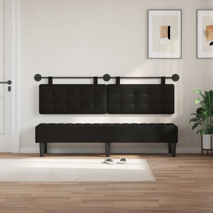 Testiera sospesa Nero Similpelle | homemem39