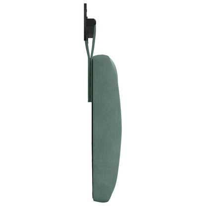 Testiera sospesa Con luce LED Verde Mare Velluto | homemem39