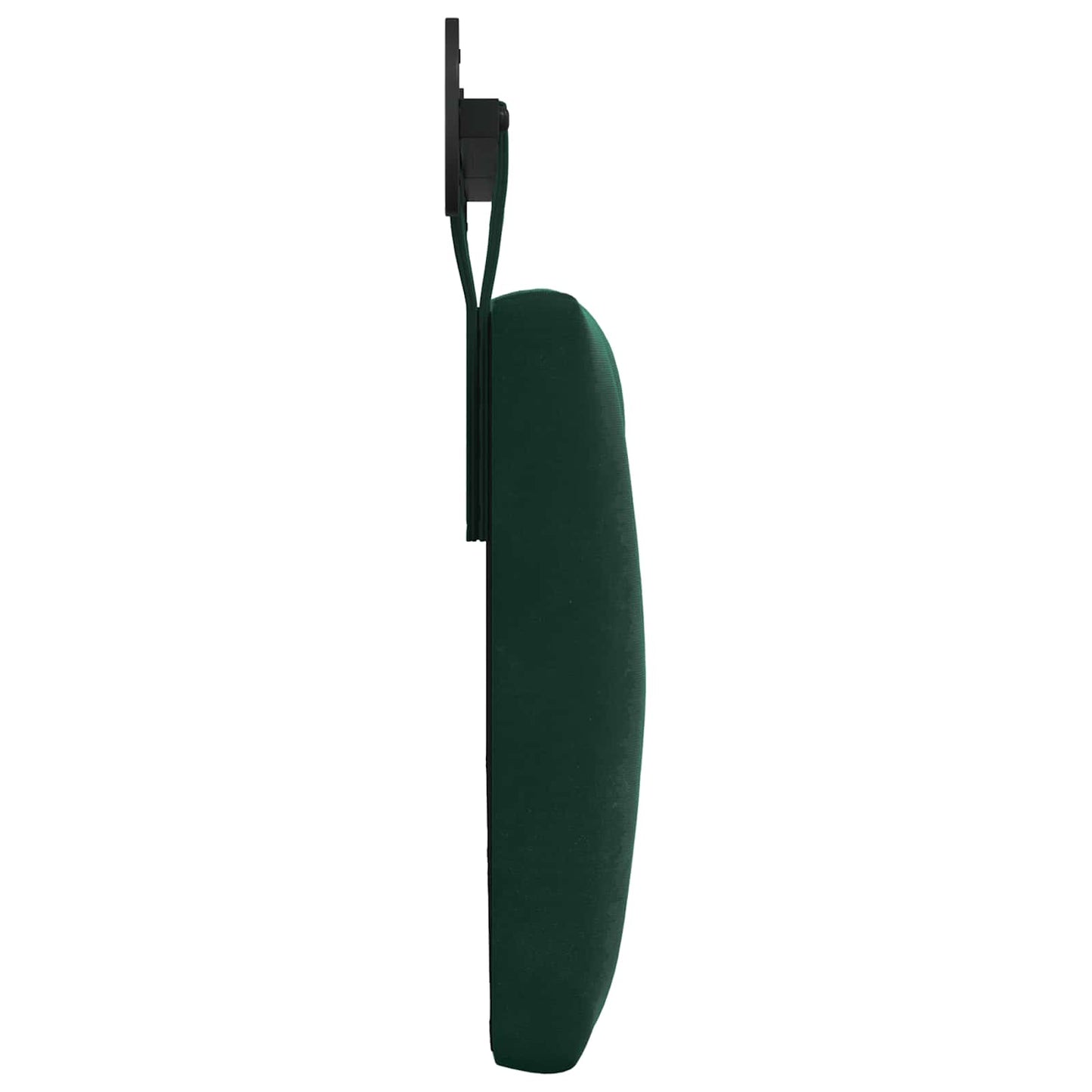 Testiera sospesa Con luce LED Verde Scuro Velluto | homemem39